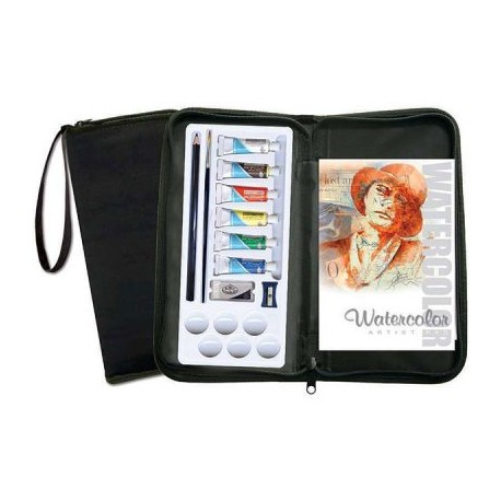 Estuche Artista Tipo Cartera – Acuarela en Tubo