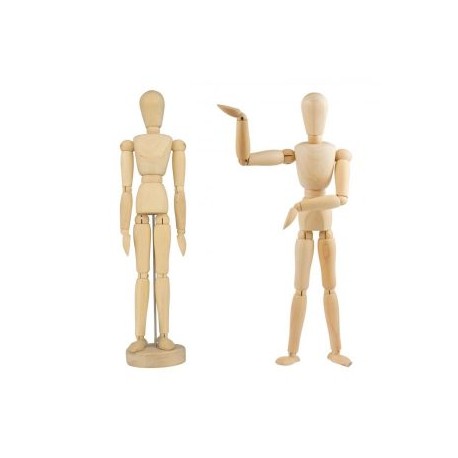 Maniquí Muñeco Articulado Masculino – 20.3 cm