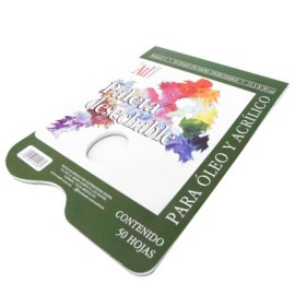 Block Paleta Desechable Para Óleo y Acrílico ATL – 50 Hojas