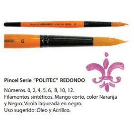 Pinceles Politec Serie Redondo