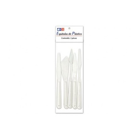 Set de Espátulas de Plástico – 5 Piezas