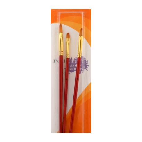 Set pincel sintético lengua de gato