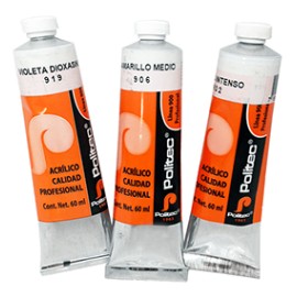 Pintura acrílica Politec serie 900 – tubo 60 ml