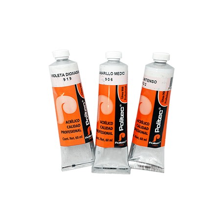 Pintura acrílica Politec serie 900 – tubo 60 ml