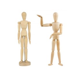 Maniquí Muñeco Articulado Masculino – 20.3 cm