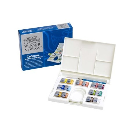 Pintura Acuarela Winsor & Newton Cotman – Set de 14 pastillas