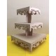 Base decorada 3 niveles 55cm