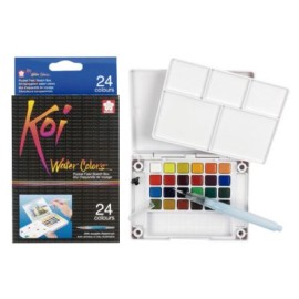 Pintura Acuarela Koi Sakura – 24 Pastillas