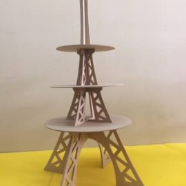 Torre Eiffel con repisas 70cm